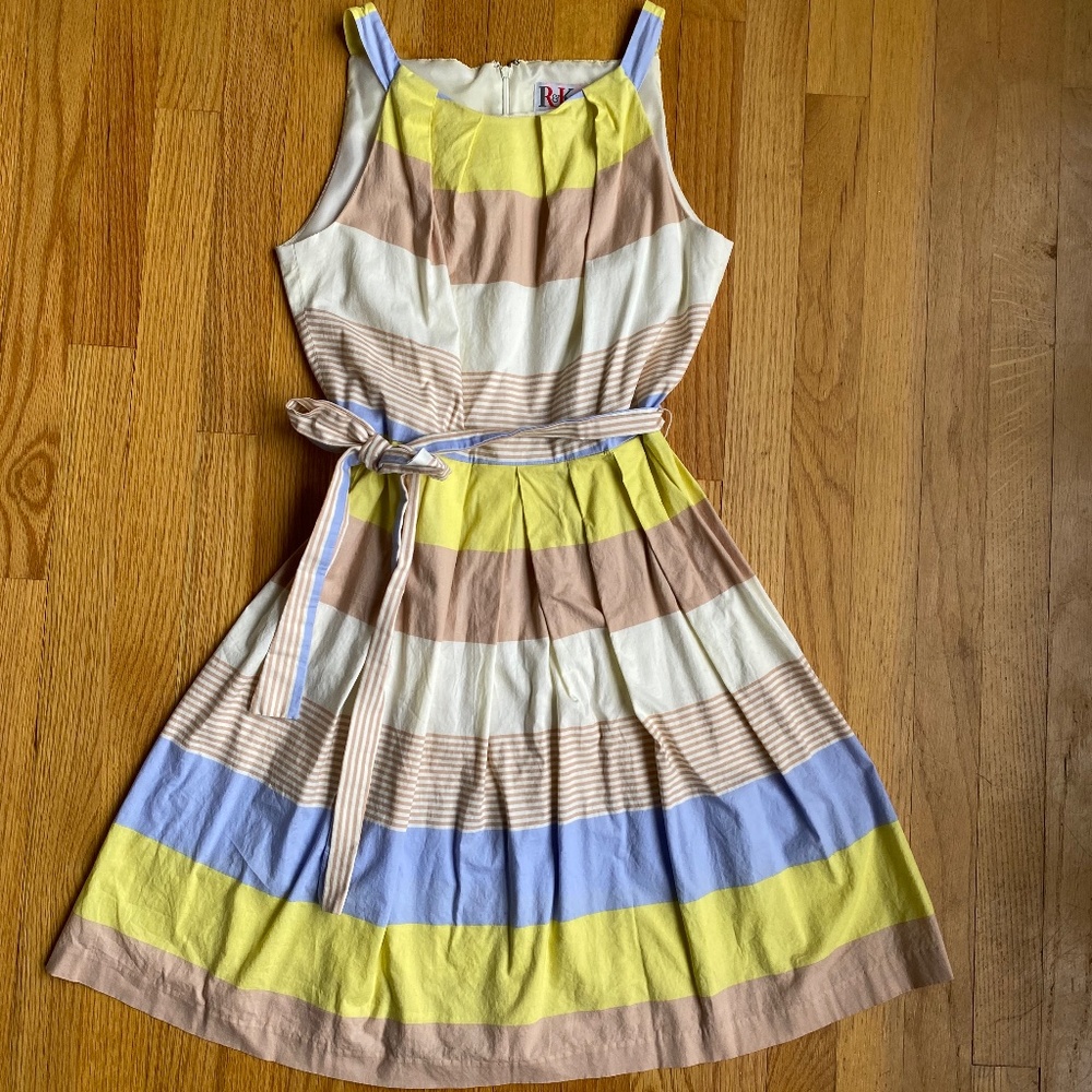 Striped cotton summer dress